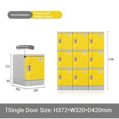 Armários escolares de plástico ABS modulares – Armários de armazenamento seguros e fáceis de limpar, perfeitos para alunos e salas de aula photo-1