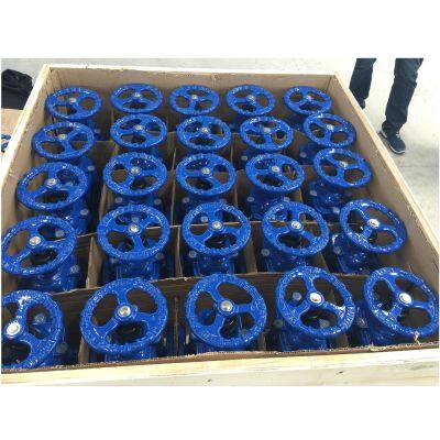 CI DN400 Flanged Gate Valve DIN3352-F4 Ductile Iron GGG40 GGG50 PN10 PN16 photo-4