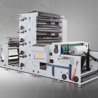 QPM Series High Speed Flexo Printing Machine with Servo Motor for Paper and Film