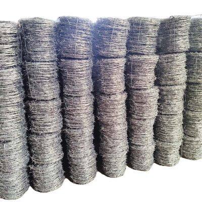 Preço por rolo de arame farpado de alta qualidade de 50 kg / Rede de arame farpado galvanizada de aço inoxidável, rolo de cerca de arame farpado photo-5
