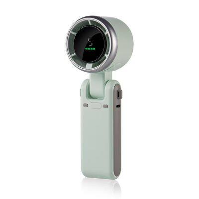 Wholesale 2026 New Mini Handheld Fan USB Rechargeable 3 Speed Silent Portable Personal Cooling Fan For Outdoor Travel Office Home photo-2