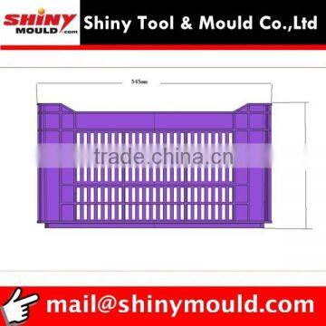 plastic vegetable crate injection molds