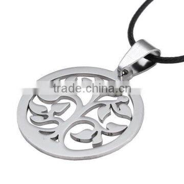 Stainless Steel personalised Tree of Life Pendant Necklace