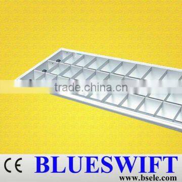 3*40W T8 Recessed Fluorescent Light Grille Fixture