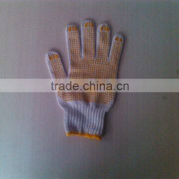 labor dotted gloves for work use in highly quality