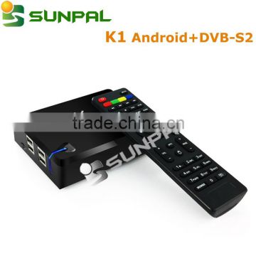 2016 best selling tv box K1 and K1 Plus Android 5.1 amlogic tv box 1GB 8GB 4K satellite receiver