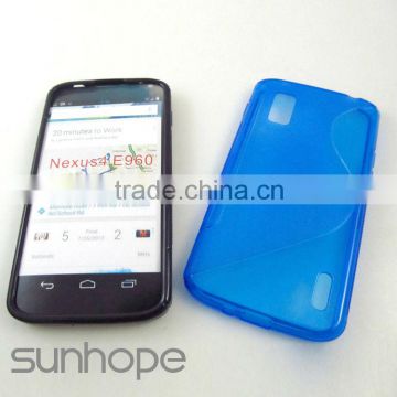 s line tpu case for LG E960 nexus 4 case