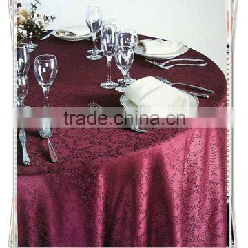 Upscale Hotel Dining Table Cloth Jacquard Table Cloth photo-5