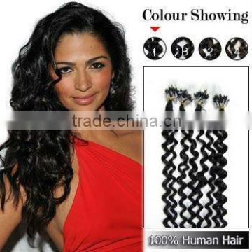 Wholesale Price Deep Wave Micro Ring Hair Extension