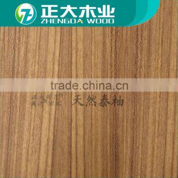 3.6mm hardwood core natural Burma teak plywood fancy veneer plywood Q/C C/C for Iraq