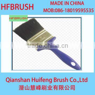 Black bristle paint brush