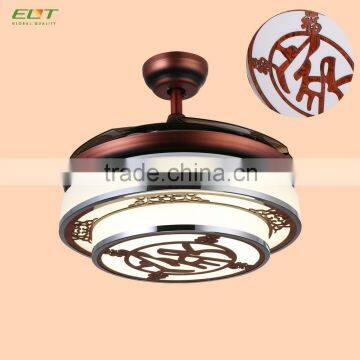 Red Color Chinese Character Ceiling Fan