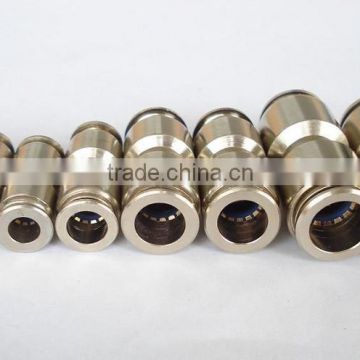 Changrong pneumatic push in fitting plastic tee coupling copper quick coupling