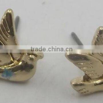 bird metal earing stud personalized earring stud exotic earring stud