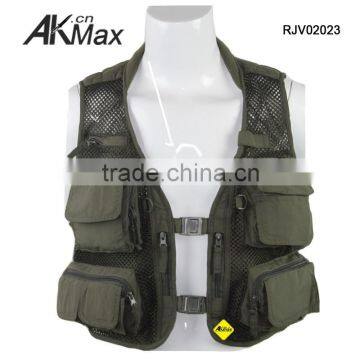 AKmax Military Style Fishing Vest With Multi Pocket