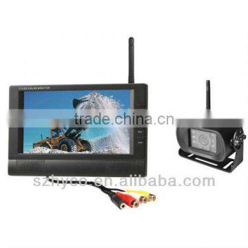 wireless car rear view camera with 7 inch TFT LCD Monitor