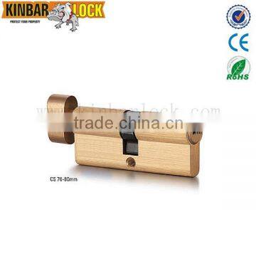 Brass door lock cylinder