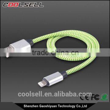 Braided MFi usb cable MFi Certified Charging and Syncing usb data cable for iPhone 6s