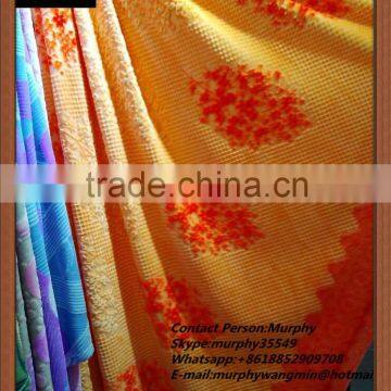 Warm And Cozy Burnt-out Flannel Blanket Changshu Factory