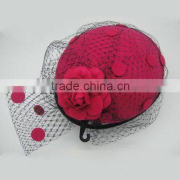 Wedding Hair Accessories Lady Colorful Lace Hat Fascinator Supplies photo-5