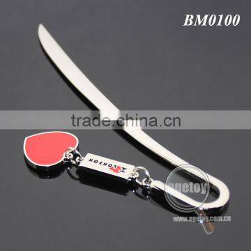 140MM Letter Knife I LOVE LONDON Souvenir Stationery Red Heart Shaped Promotional Custom Metal Bookmark photo-5