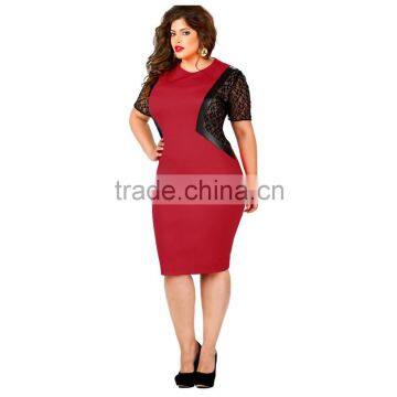 sexy ladies one piece dress party dress for fat women night club dresses Plus Size