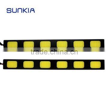 Car Accessories Cob LED Drl Daytime Running Light , Cob LED Drl 12v 24v DRL Cob Flexible