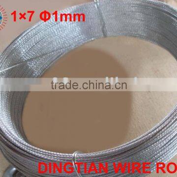 Galvanized Wire Rope 1*7