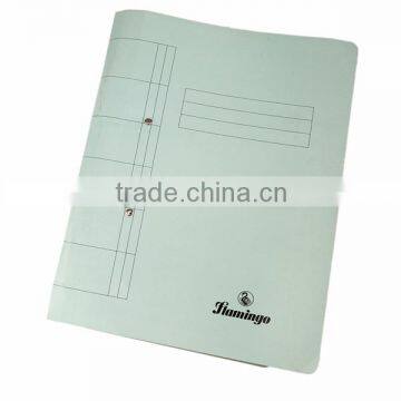 2016 Made in China Wholesale Fashion Design A4 Handmade Paper File Folder With Spring Clip photo-2