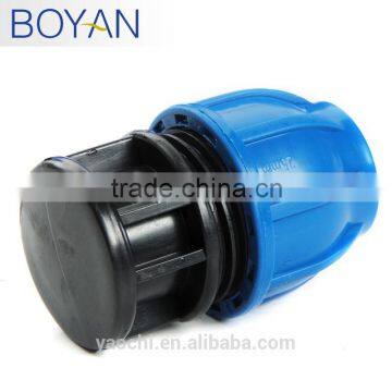 HOT SALE full size pp compression fitting end cap or plug