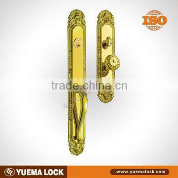 AD8631 PVD solid brass residential mortise handleset lock