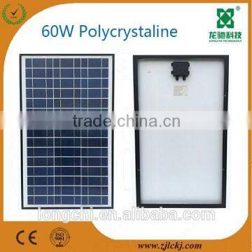 60W High efficiency poly solar panel