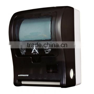 manual pull cut hand roll paper dispenser