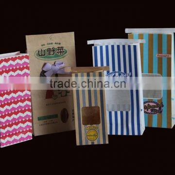 Disposable bread bag/ snack bag/finger food paper bag