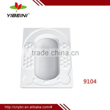 Cheap sanitary ware, ceramic squatting pan, easy clean squatting toilet