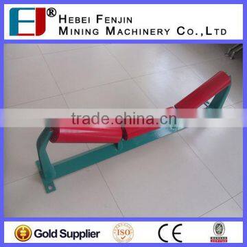 ISO 9001 Durable Trough Conveyor Steel Carrying Idler For Conveying Bulk Material