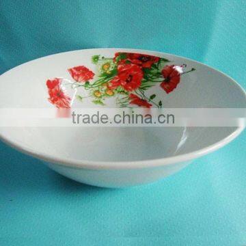 Promotion high quality ceramic bowl wholesale/stocked round soup bowl