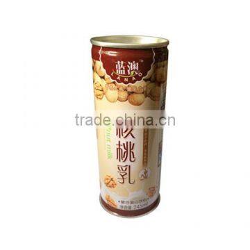 245ml 3-piece empty round soft drink tall tin can