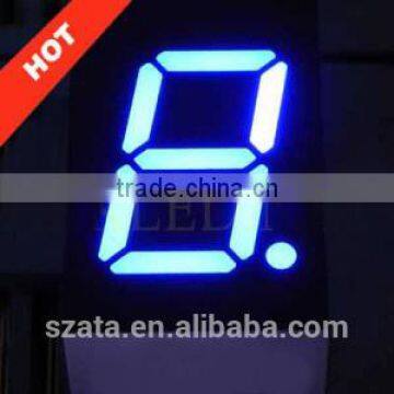 mini small indoor blue single digit 7 segment digital led display
