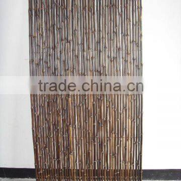 Black bamboo fence Sun-014