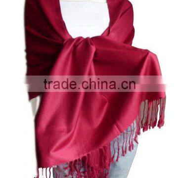 Two-tone Color Pashmina Scarf photo-3
