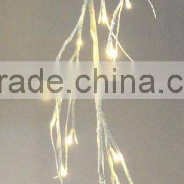 White Glitter Twig Garland photo-1