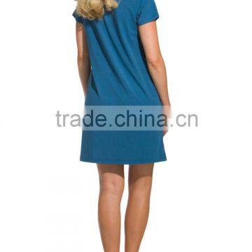 Wholesale Summer Comfy Women Cotton Bamboo Nightshirt photo-2