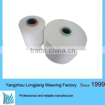 Polyester covered yarn in draft ration 3.5