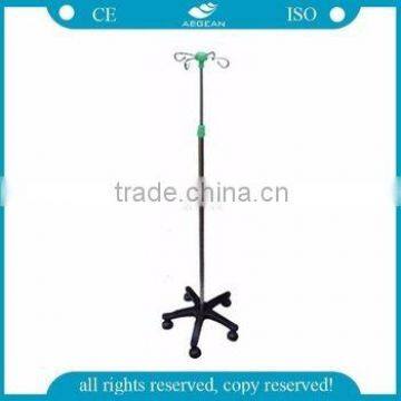 AG-IVP003 plastic base with 5 castors Hospital intravenous drip