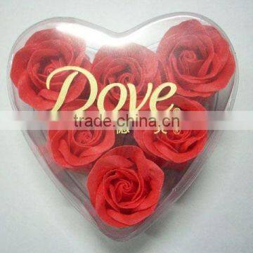 rose soap flower