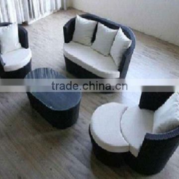 sectional pe rattan sofa sets