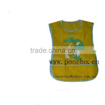 Children Plastic Waterproof Overclothes/Artist Apron