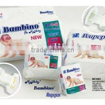 BAMBINO DIAPERS 40+4