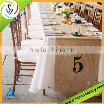 2015 high quality burlap table runner